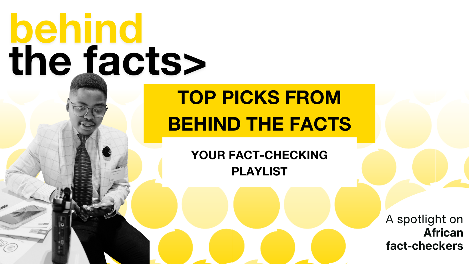 Behind the Facts podcast banner